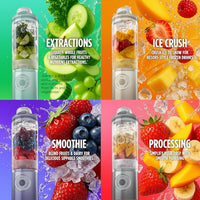 On-the-Go Portable Smoothie Maker with Twist Design