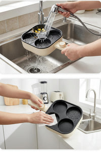 compact electric frying pan for small kitchen breakfast preparation
