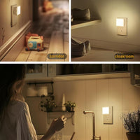 Compact Plug In LED Night Light Set For Indoor Use