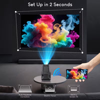 lightweight mini projector portable travel design