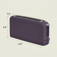 Space Efficient Toaster with Reheat Function