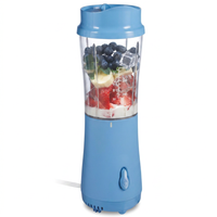 Compact travel blender with portable cup and lid