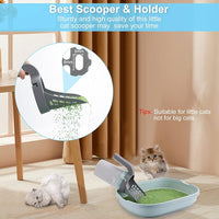Complete cat litter cleaning set for home use