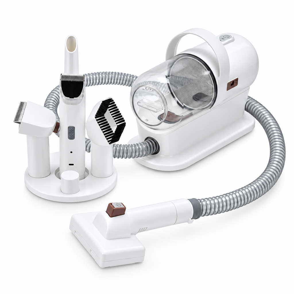 Complete pet grooming accessory kit for home use