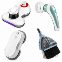 4-in-1 home cleaning bundle with bed vacuum, electric spin scrubber, robot window cleaner and floor sweeper