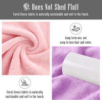 Coral fleece dish towel set designed for regular washing and reuse