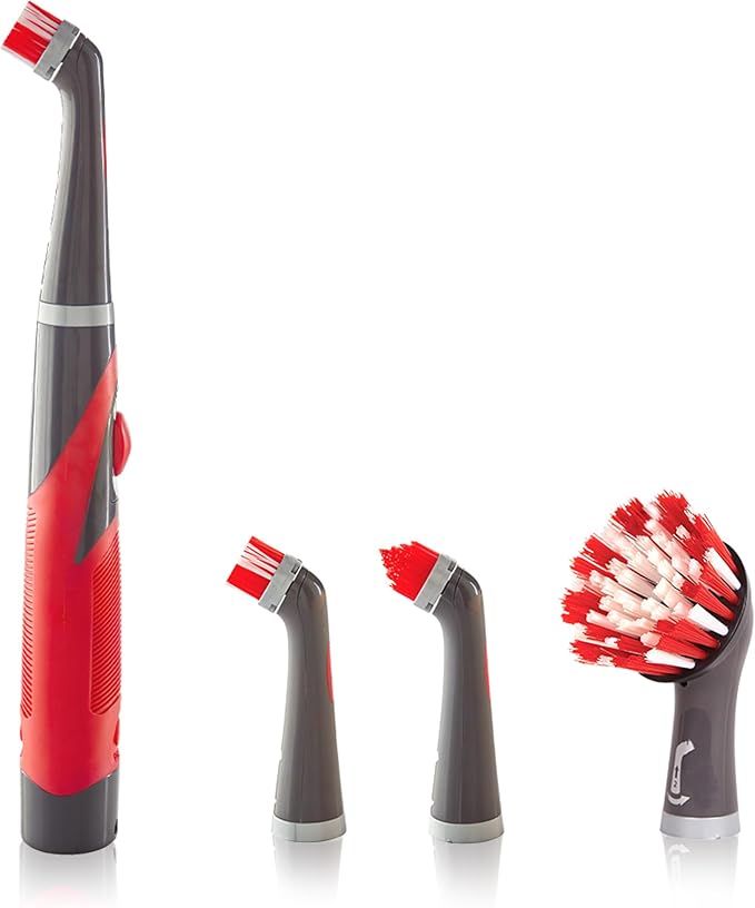 Cordless electric spin cleaning brush for household cleaning