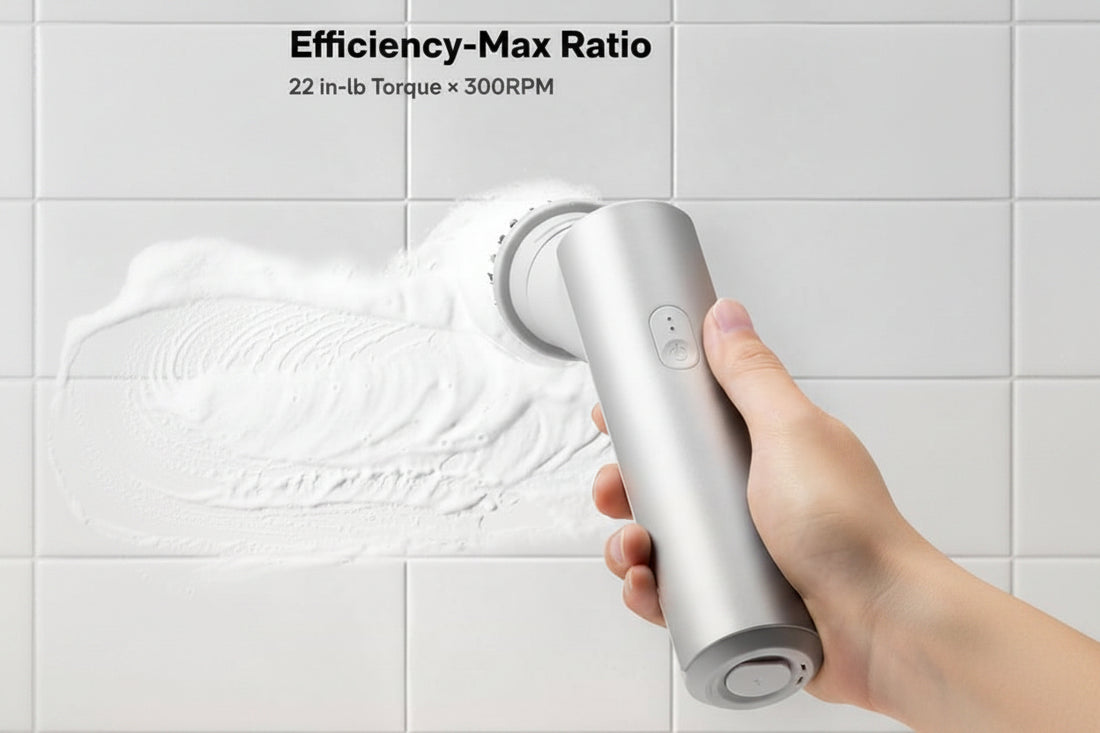 Cordless electric spin cleaning brush with handheld design