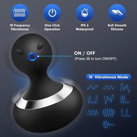 The Cordless Electric Massager package, including the massager, USB charging cable, and user manual