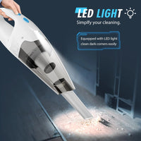 Rechargeable Portable Vacuum Cleaner with LED Light for Car
