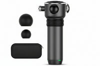 Cordless handheld massage device with compact portable design