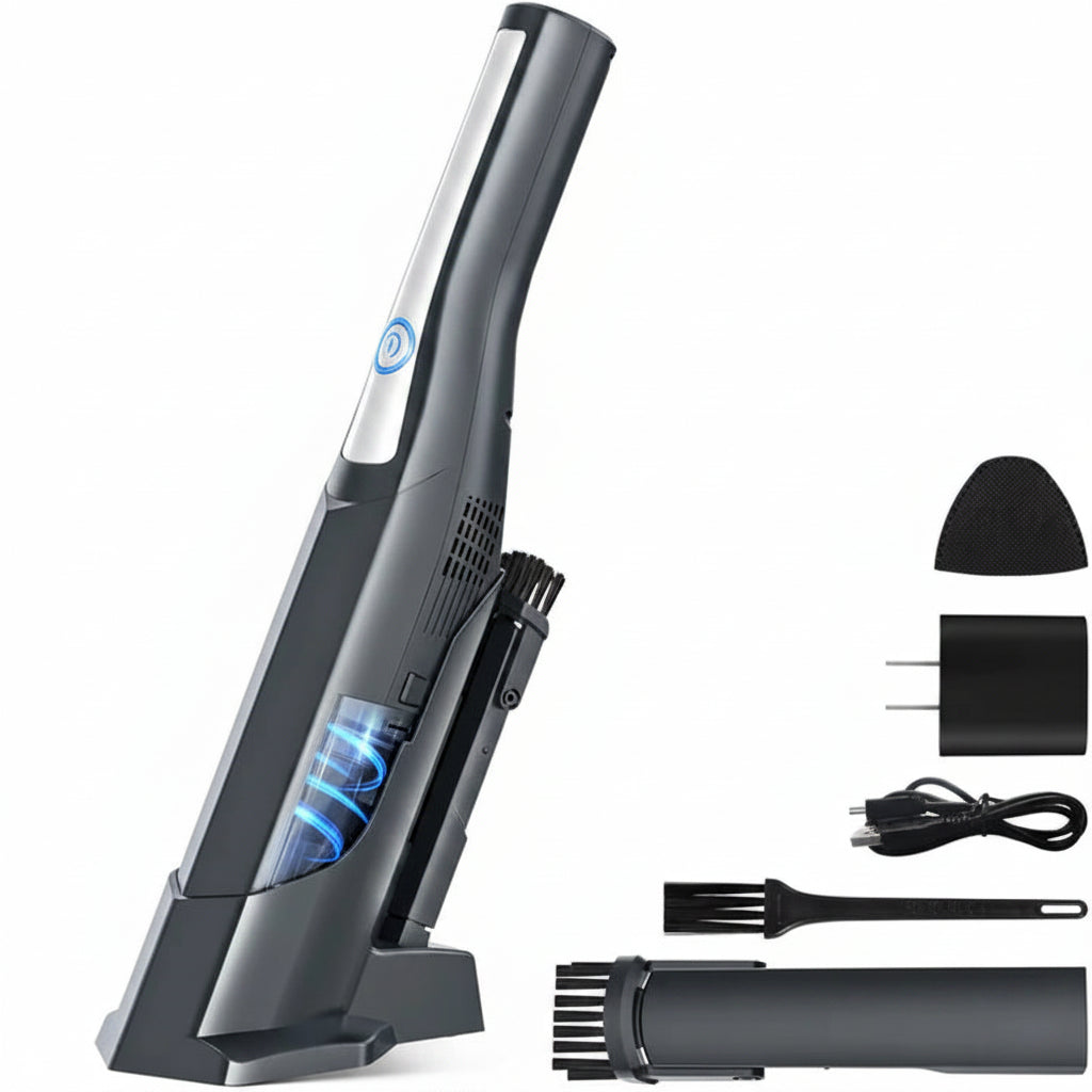 Rechargeable Car Vacuum Cleaner with 12000Pa Suction