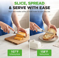Rechargeable Butter Spreader for Butter, Cheese & Peanut Butter