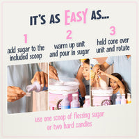 Retro Cotton Candy Maker – Pink Home Candy Floss Machine