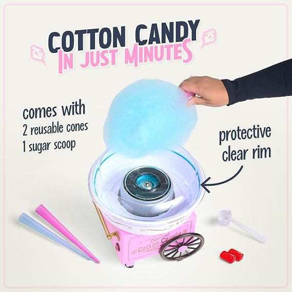 Electric Cotton Candy Machine for Birthday Parties & Events