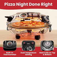countertop pizza maker electric oven