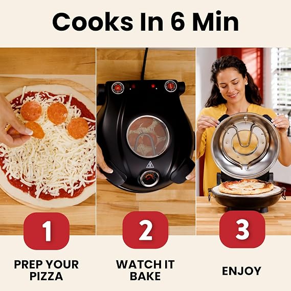 countertop electric pizza oven for homemade pizza