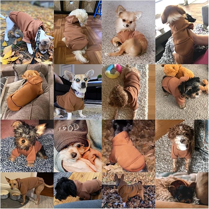 Cozy dog sweater with pockets for warmth and style, perfect for small dogs and cats.