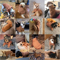 Cozy dog sweater with pockets for warmth and style, perfect for small dogs and cats.