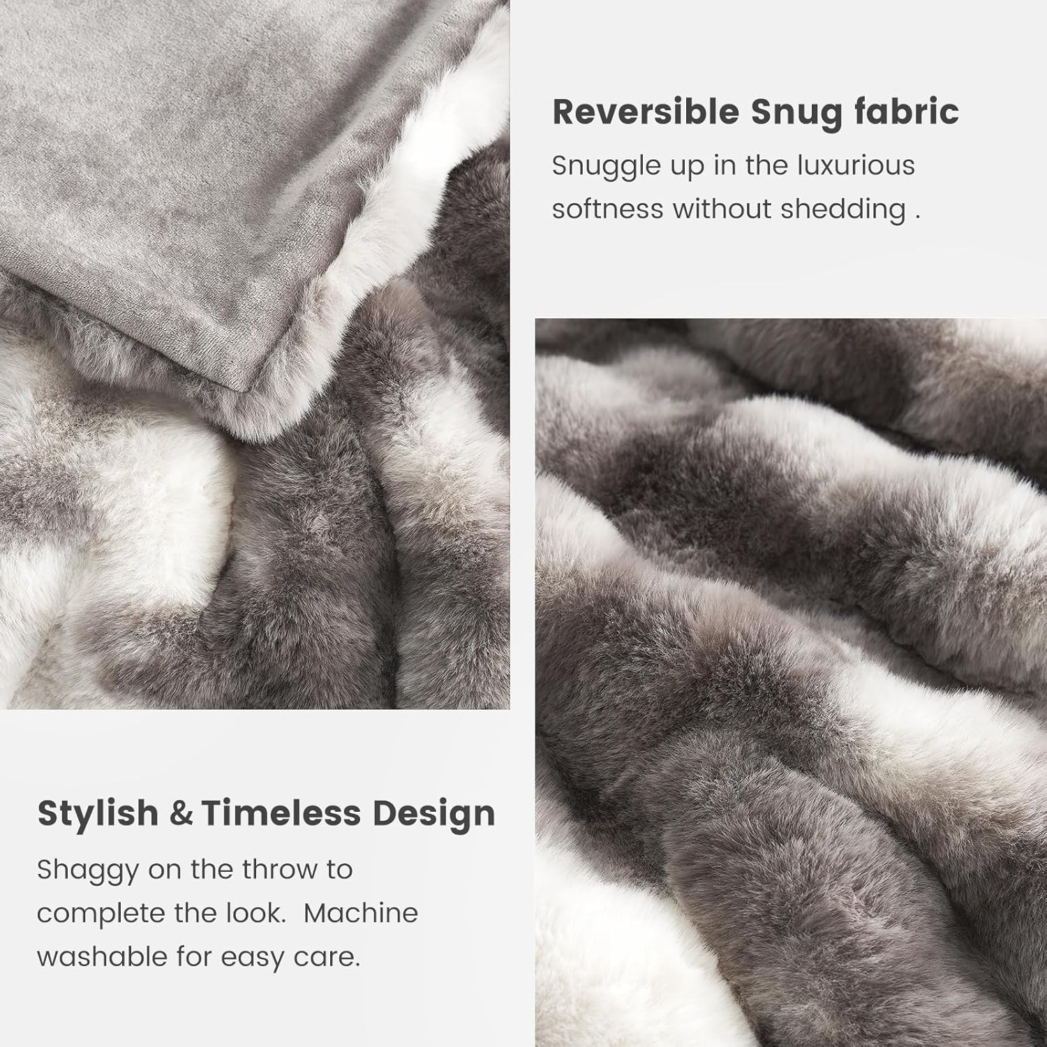Lightweight plush blanket with bubble texture