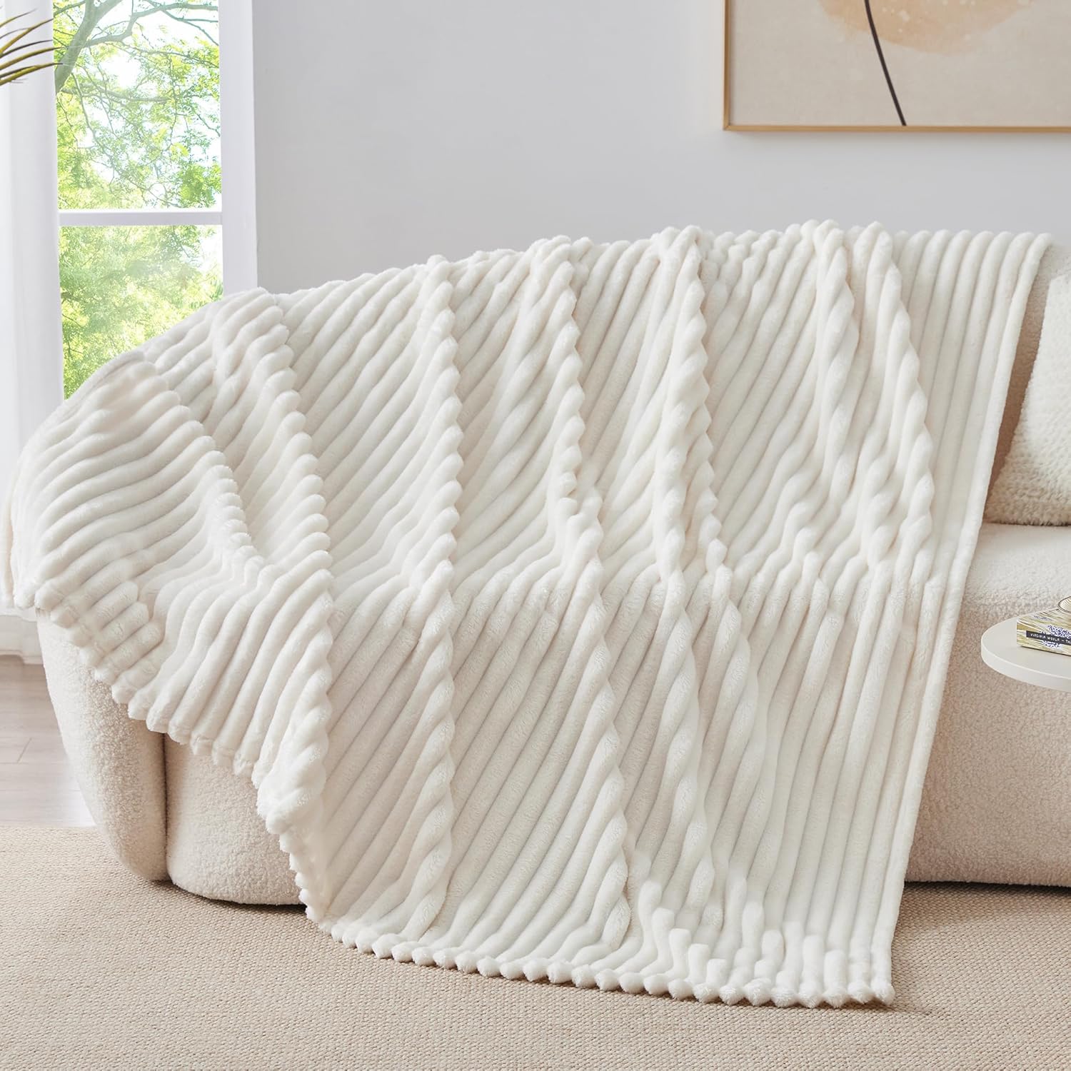 Cream White Blanket