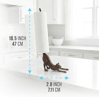 Heavy Cast Iron Roll Stand for Farmhouse Kitchen and Guest Room