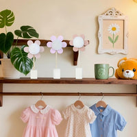 Daisy flower wall hanging nursery decor for springtime theme