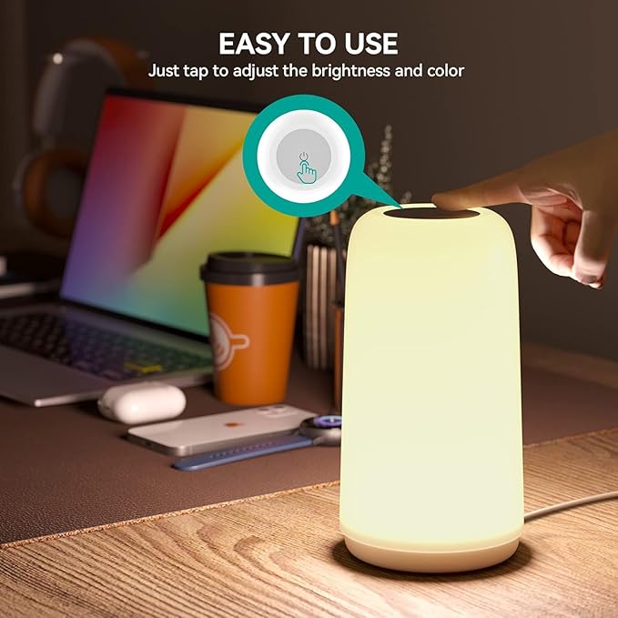 Decorative Touch Bedside Table Lamp For Home And Nursery