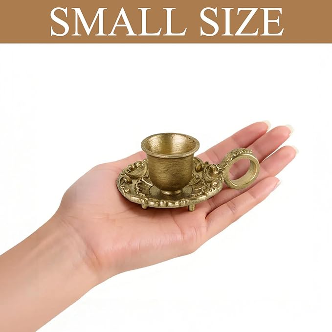 Gold Tabletop Candlestick Holders