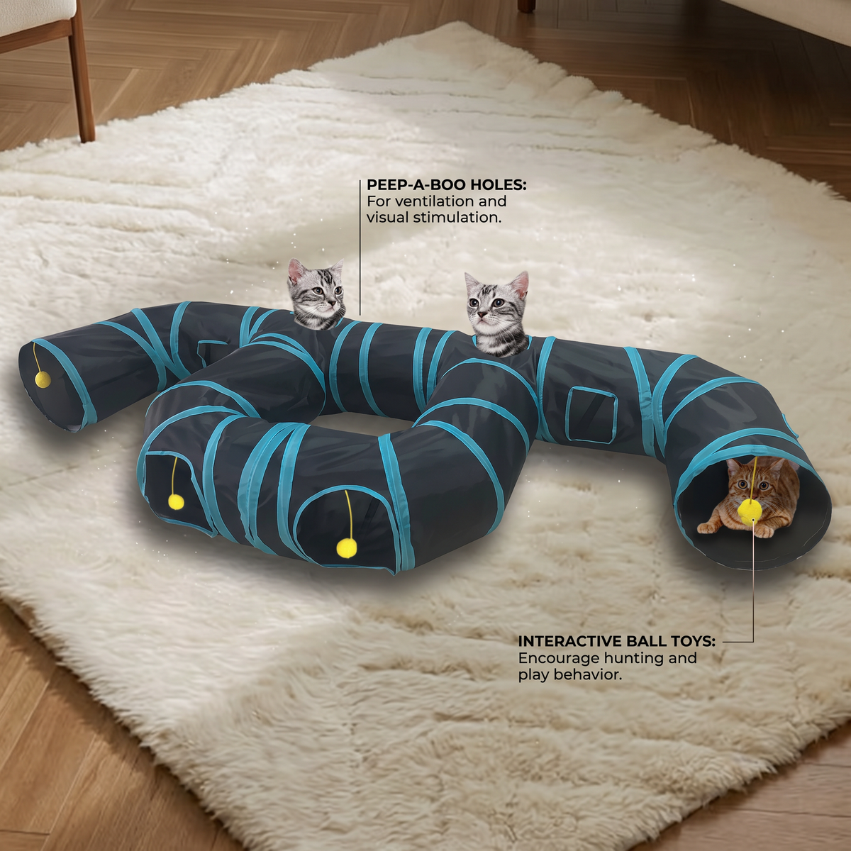 Diamond nest cat bed for comfortable indoor resting