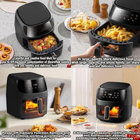 Smart Digital Air Fryer with 8 Cooking Programs
