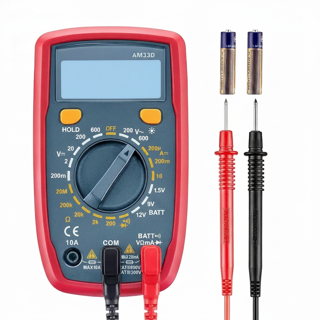 Digital multimeter tester 2000 counts in blue color