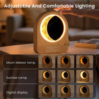 Wake-Up Light Alarm Clock with White Noise Machine