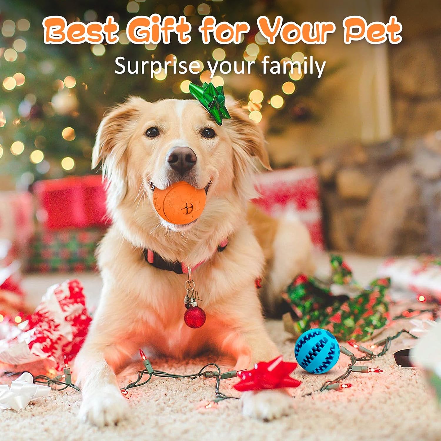 Dog Activity Ball Toy Designed For Daily Interactive Play And Feeding