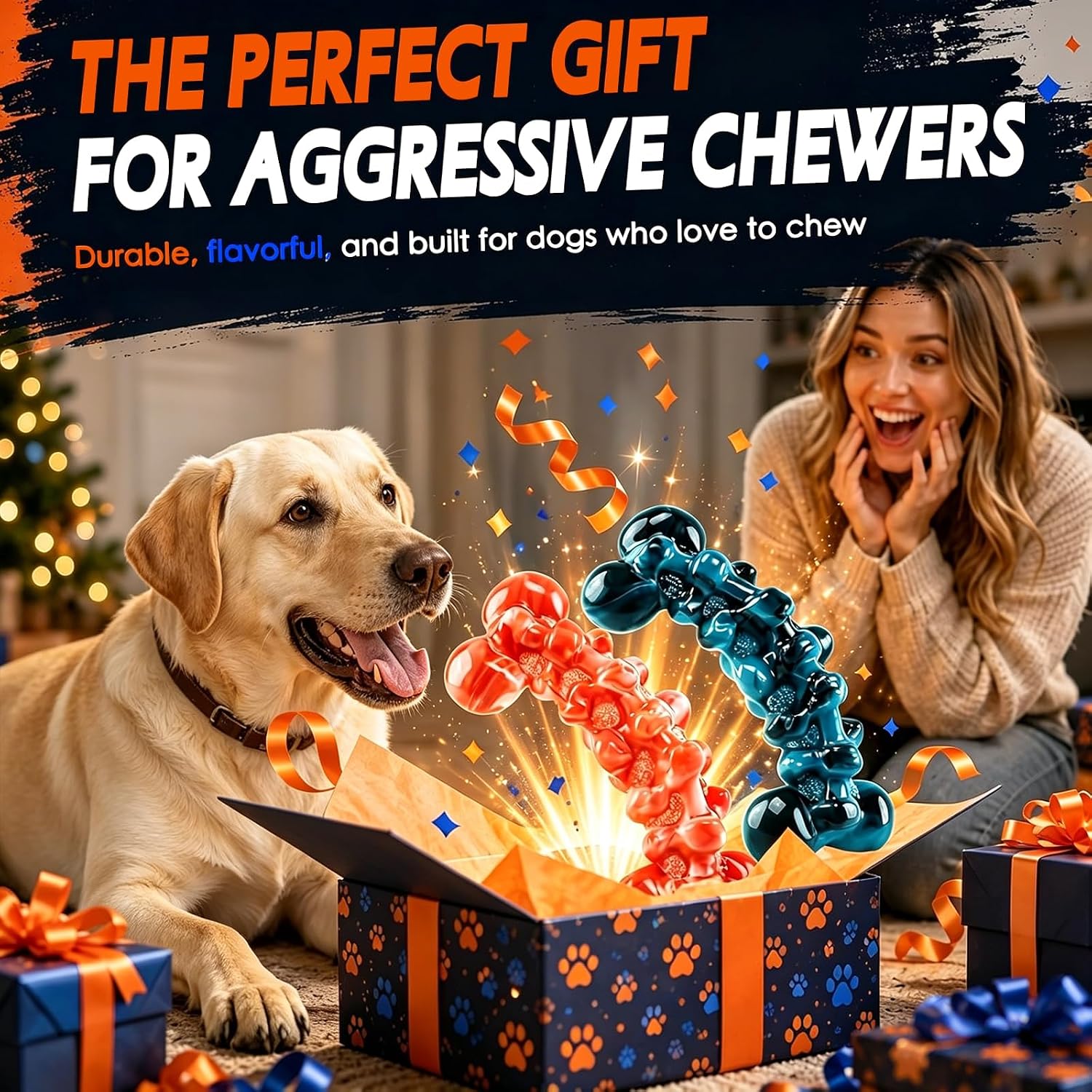 Dog Activity Chew Toy Designed For Everyday Indoor And Outdoor Play