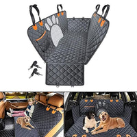 Dog car hammock seat cover for rear car travel