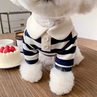 Blue Designer Dog T-Shirt, Breathable and Comfortable for Small and Medium Dogs