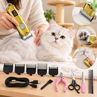 Electric dog grooming clipper for coat maintenance