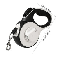 Dog outdoor walking accessories with retractable leash and chest strap