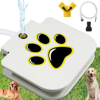 Dog Water Fountain With Stainless Steel Braided Hose Connection