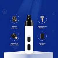 Dog grooming nail grinder tool safe and painless