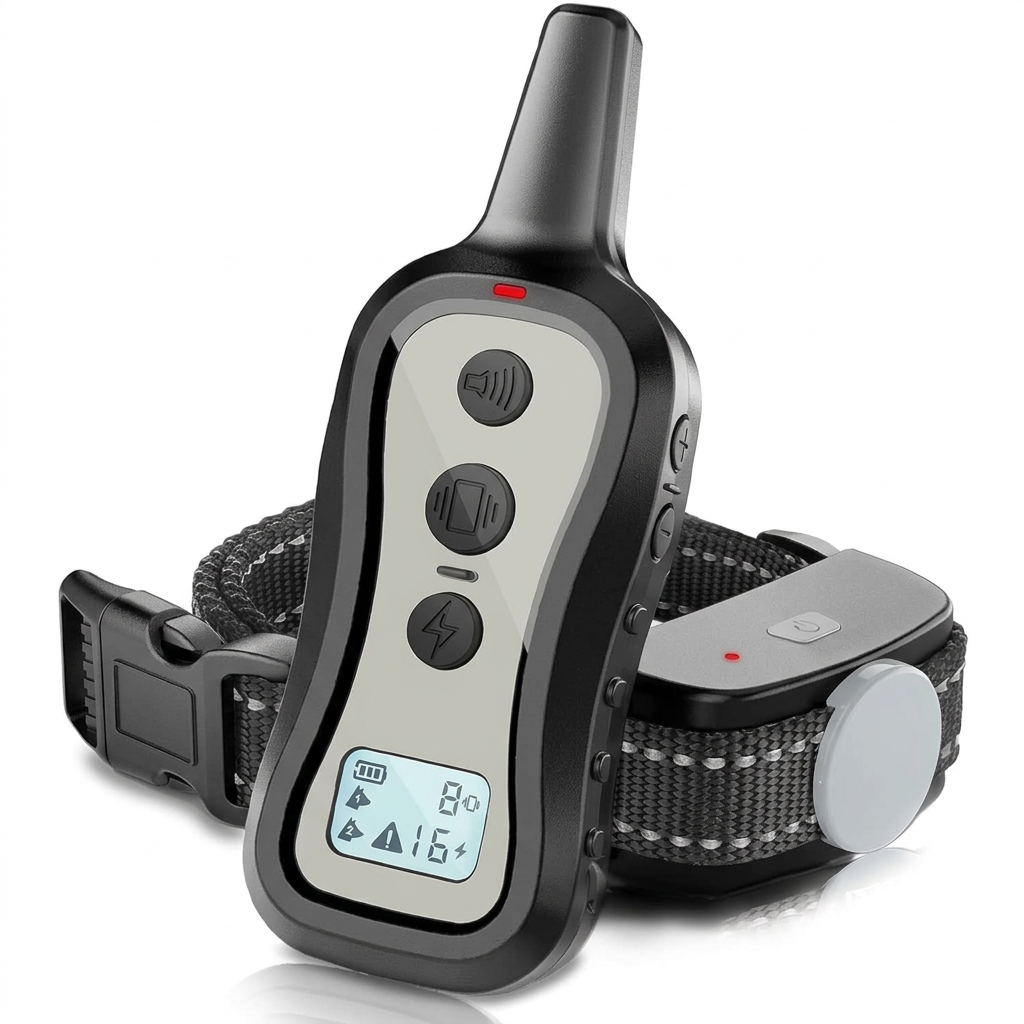 Dog training collar with 1000FT remote range for small medium and large dogs