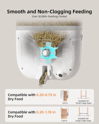 Dry Food Dispenser With Covered Storage And Feeding Tray