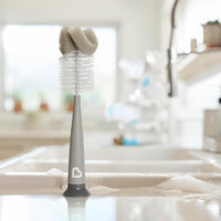 Durable sponge bottle brush, perfect for cleaning water bottles, travel mugs, and containers.