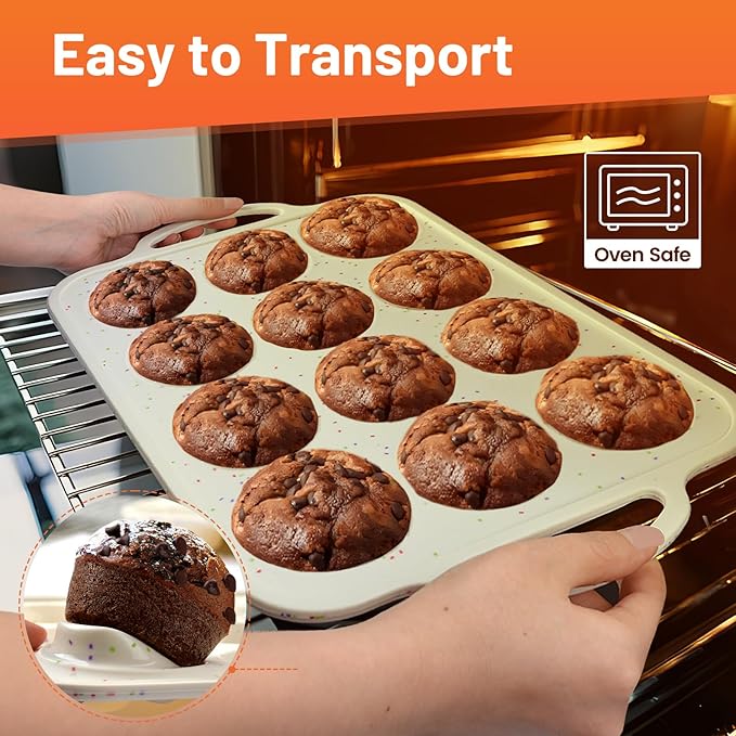 Flexible BPA Free Cupcake Bakeware