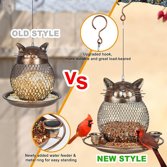 Metal Bird Feeder for Small Wild Birds
