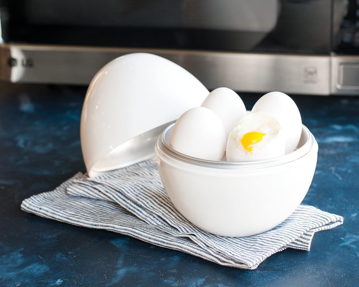 egg boiler for microwave with compact kitchen design