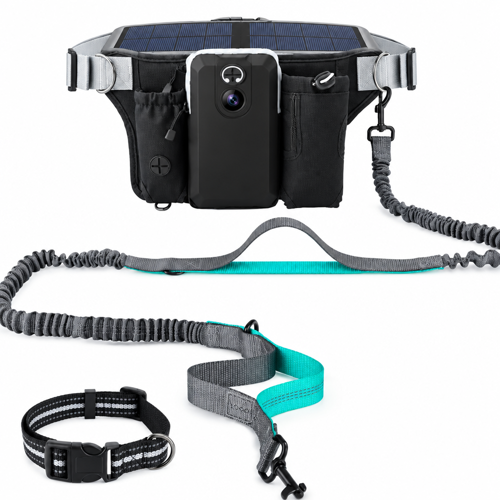 Elastic double dog walking leash for outdoor activities