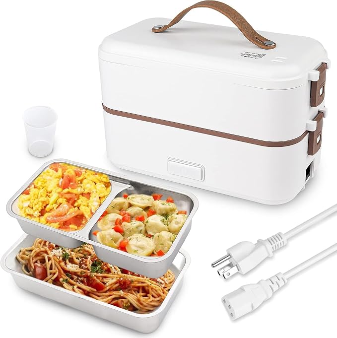 Electric heated lunch box with 800ML portable design