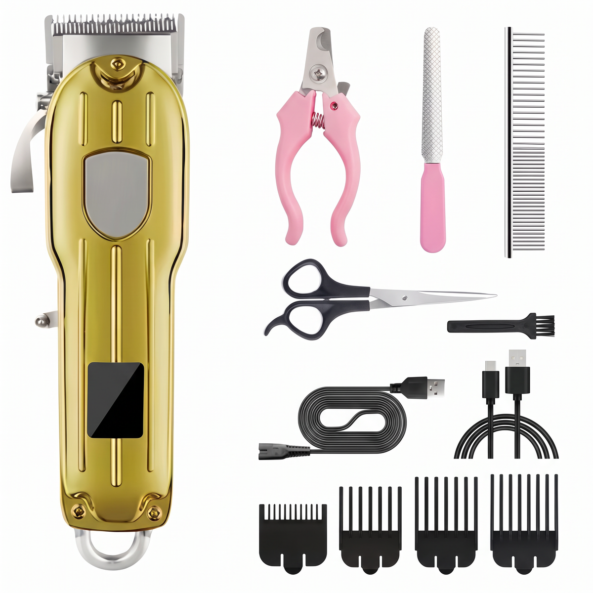 Electric pet hair clipper for dogs and cats